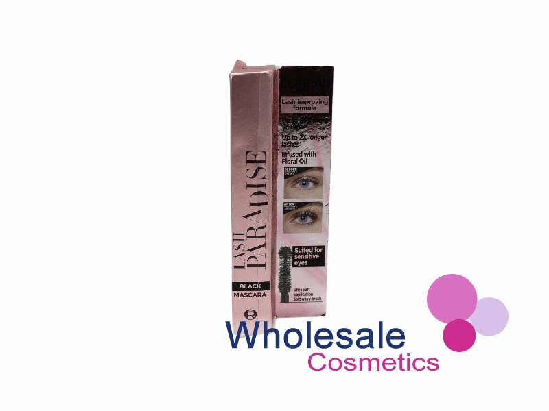 8 x L'Oreal Lash Paradise Black Mascara - BLACK